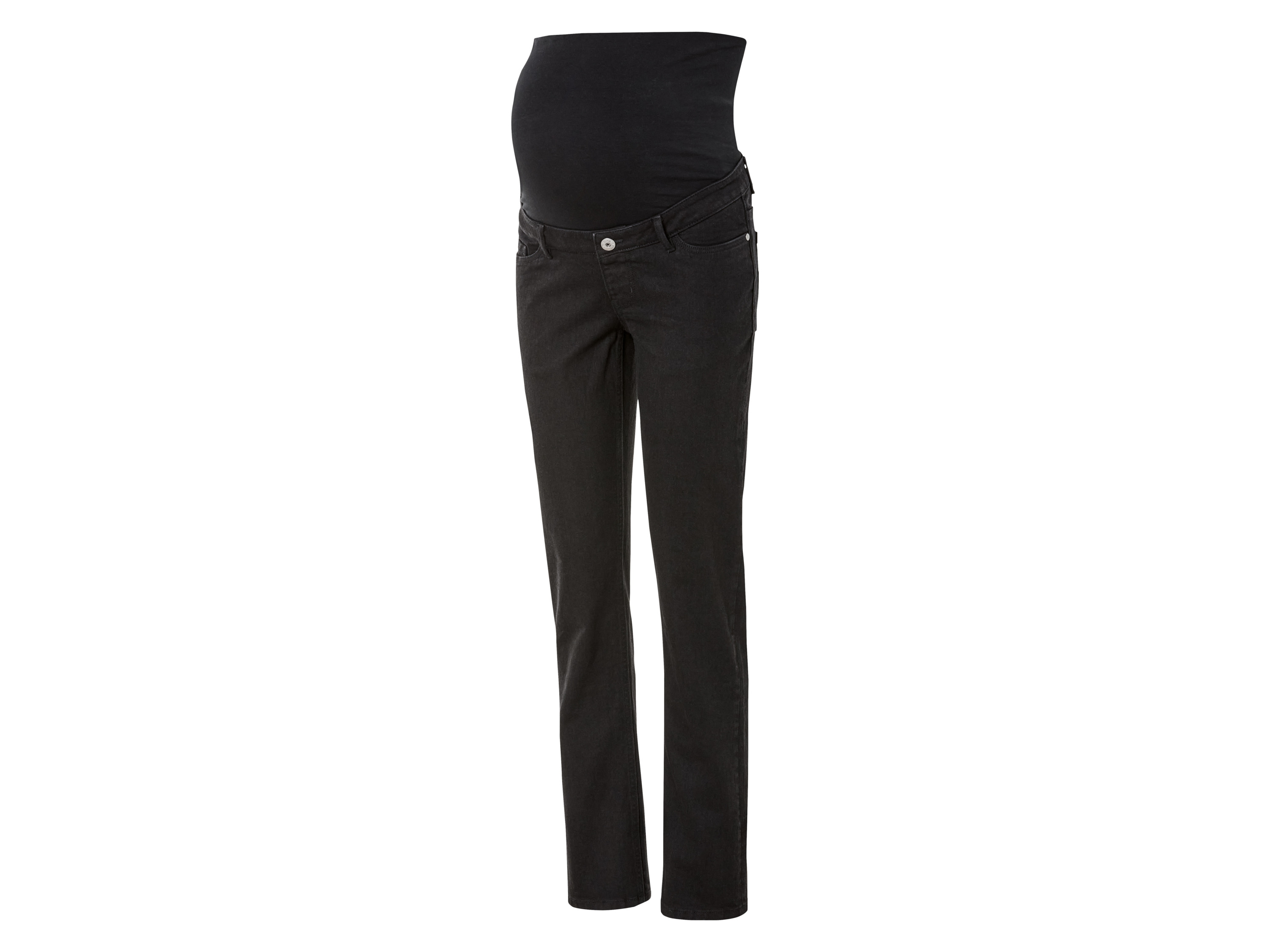 esmara® Dámské těhotenské džíny "Straight Fit" (38, černá)