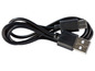 Černý USB kabel s mikro-USB konektorem.