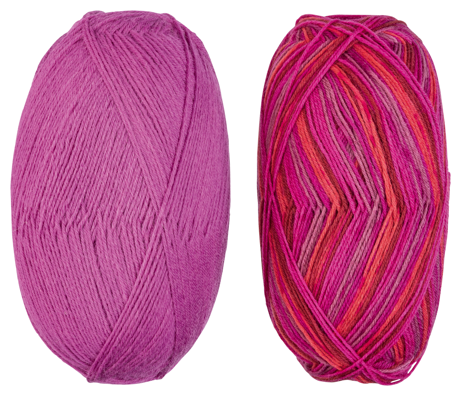 Crelando® Ponožková příze Anika / Verena / Celina, 100 g / 75 g (Anika/růžová/pinková)
