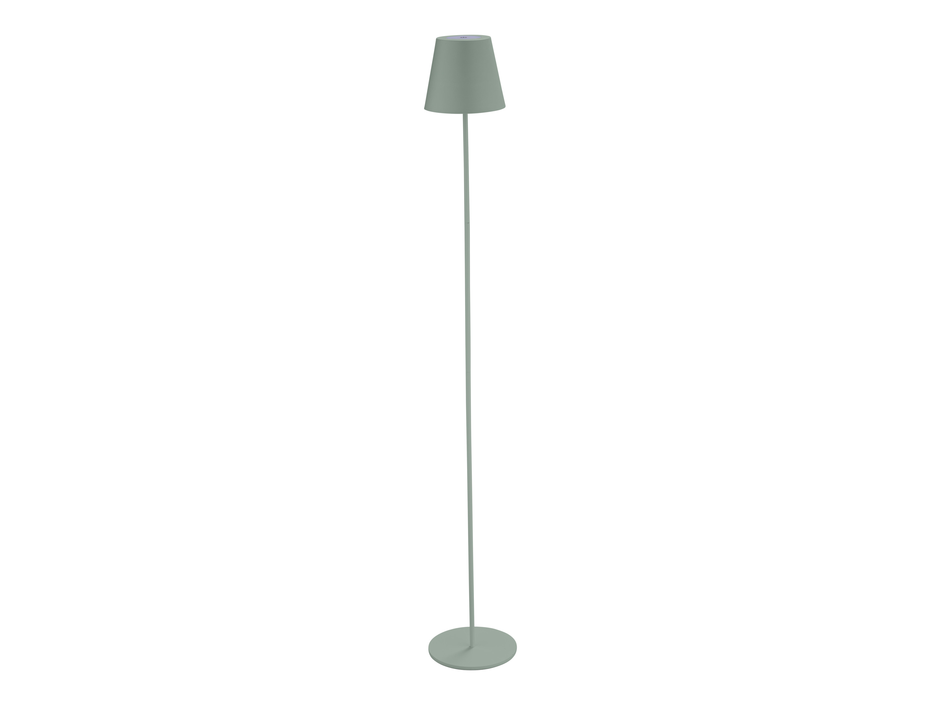Livarno home Aku stojací LED lampa s USB a dotykovým stmívačem (mintová)