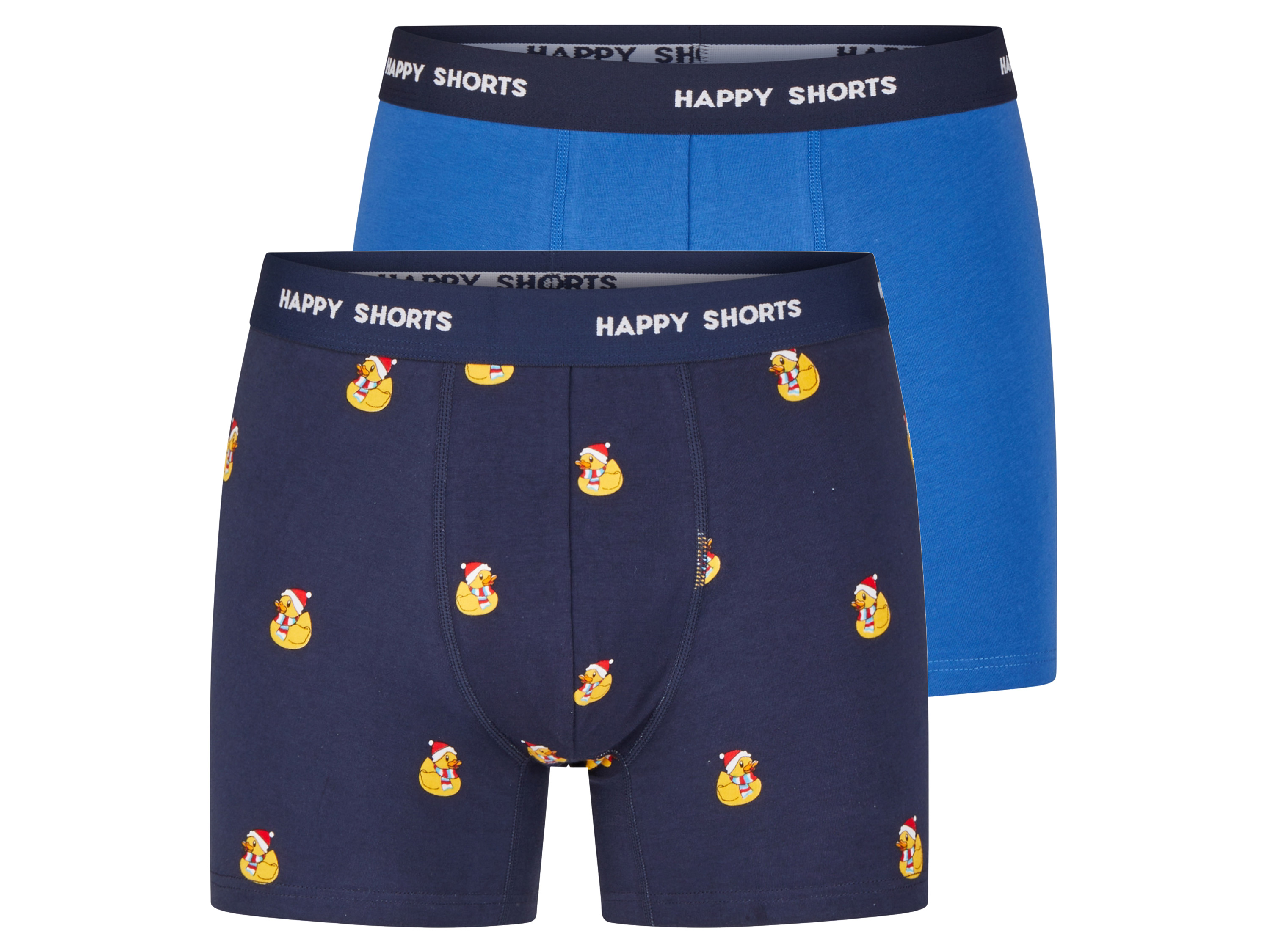 Happy Shorts Pánské vánoční boxerky, 2 kusy (kachna, M)