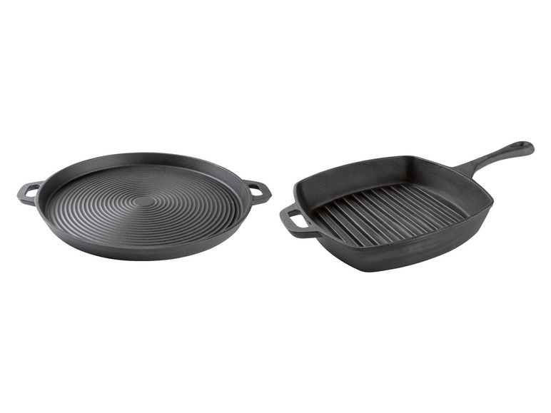  Zobrazit na celou obrazovku GRILLMEISTER Litinová pánev / Litinová grilovací pánev - Obrázek 1