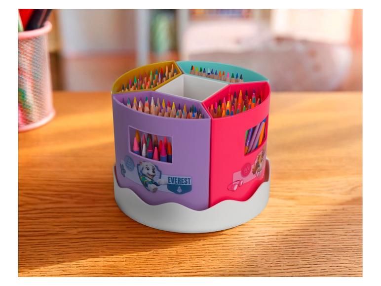 Otočná krabička na barevné pastelky Paw Patrol.