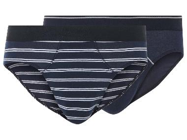 esmara Men Pánské slipy s BIO bavlnou, 2 kusy