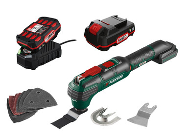 PARKSIDE® Aku multifunkční nástroj PAMFW 20-Li B2, 2x 2 Ah