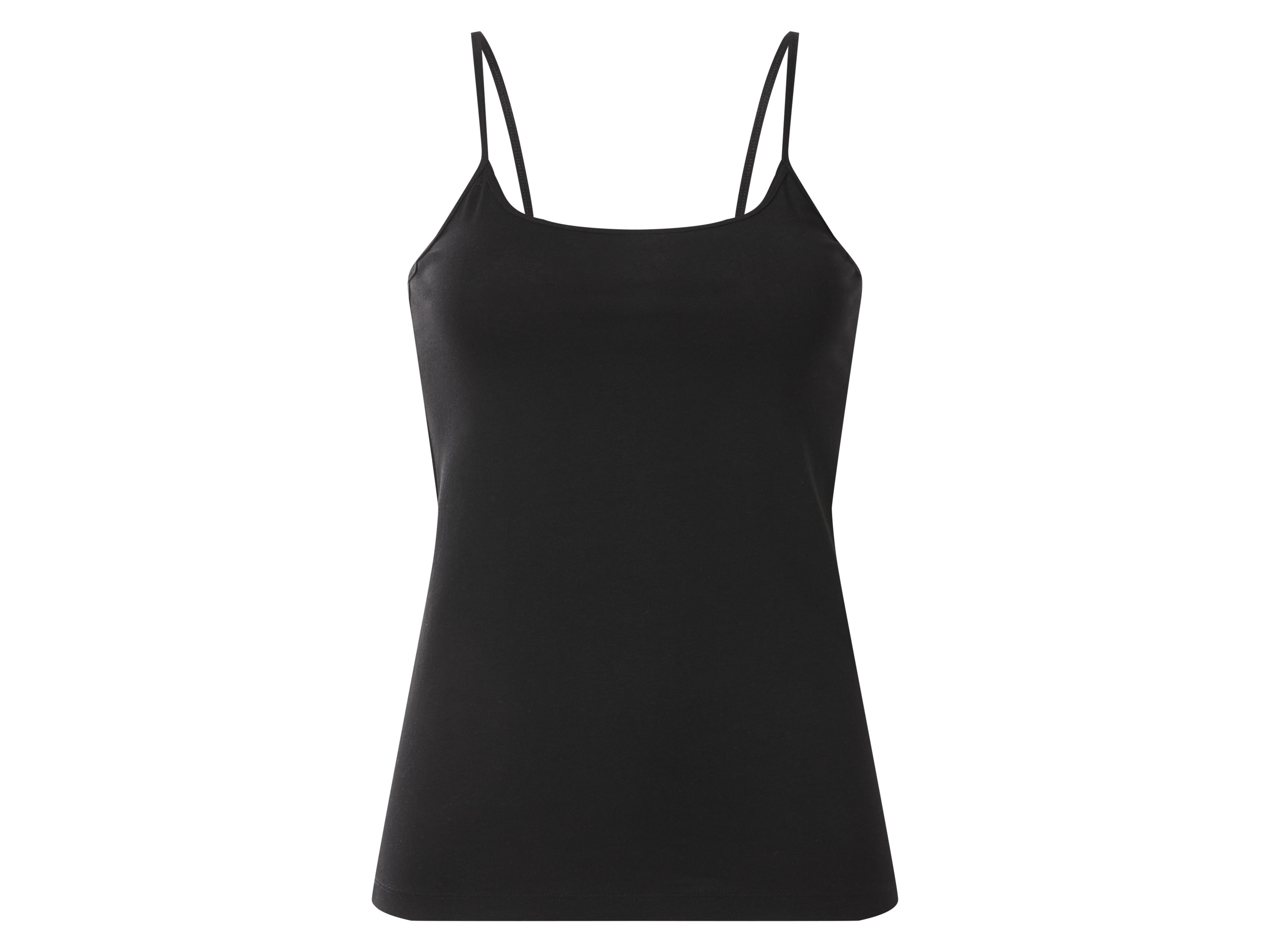 esmara® Dámský top se špagetovými ramínky (černá, M(40/42))