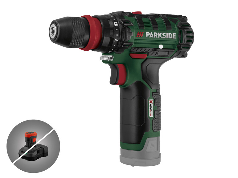  Zobrazit na celou obrazovku PARKSIDE® Aku vrtací šroubovák PBSA 12 F5 – bez akumulátoru a nabíječky - Obrázek 1