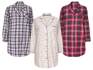 Dámská flanelová noční košile