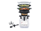 Monsieur Cuisine Smart: parní hrnec s zásobníky na maso, zeleninu a brambory.