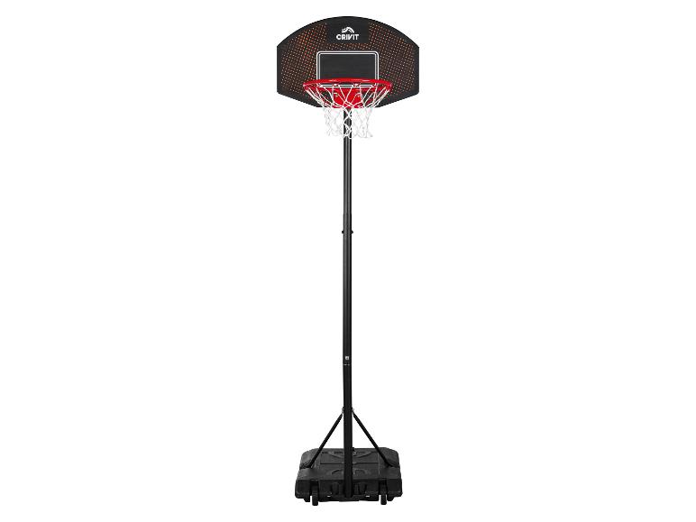 Koš na basketbal Crivit: deska, koš a stojan.