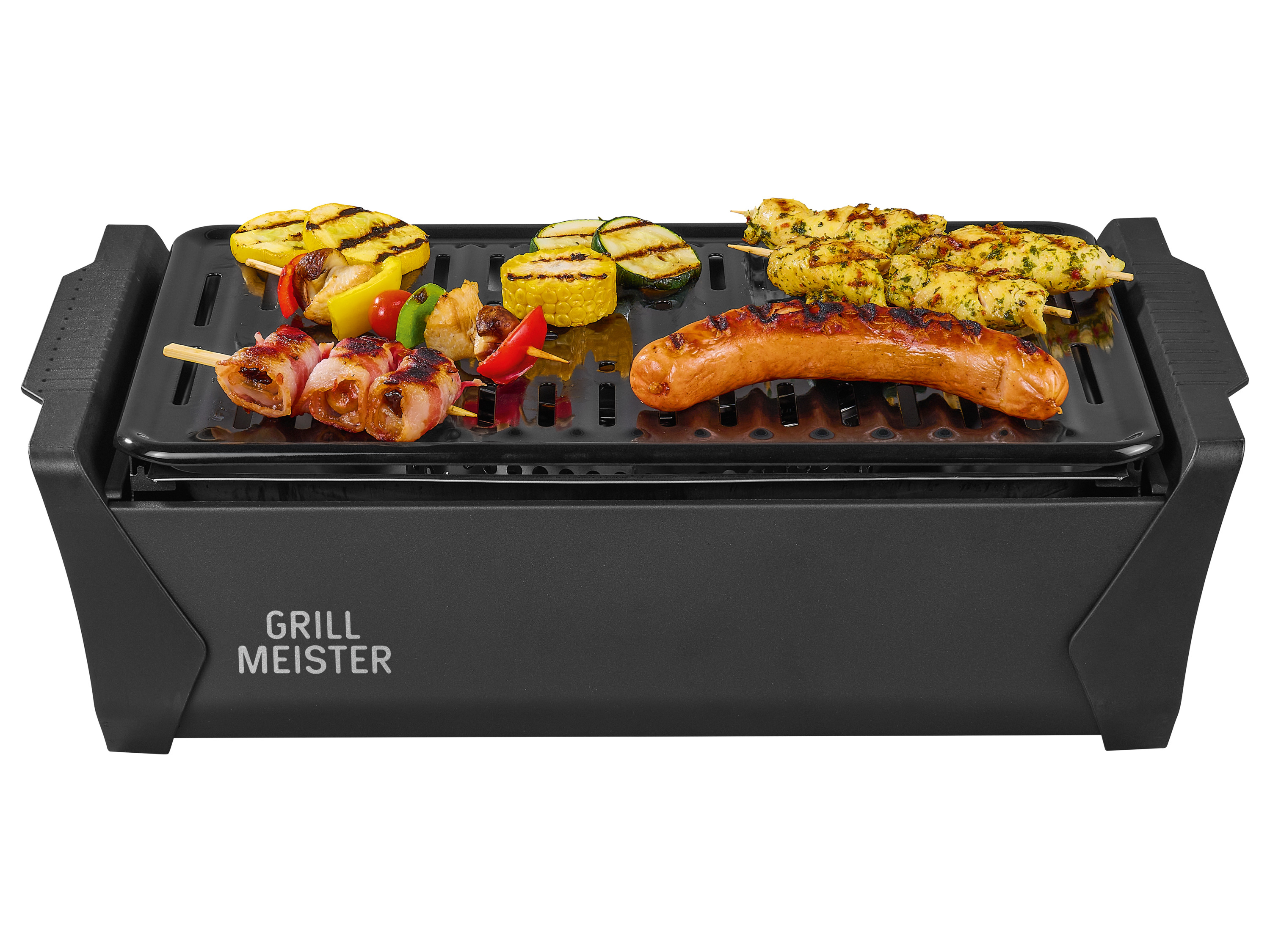 Grillmeister Gril na dřevěné uhlí s aktivní ventilací Kansas AG 2.0 A1