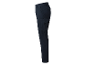 Tmavě modré cargo kalhoty pro ženy.