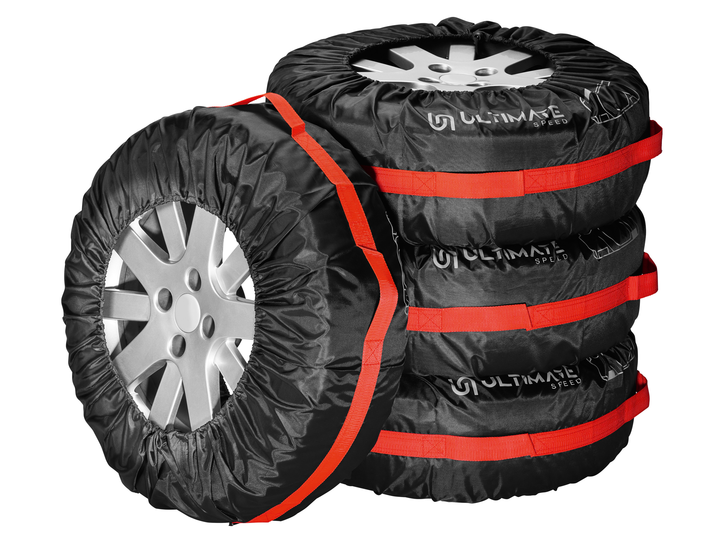 Ultimate Speed® Sada obalů na pneumatiky, 4dílná (13-17 palců)