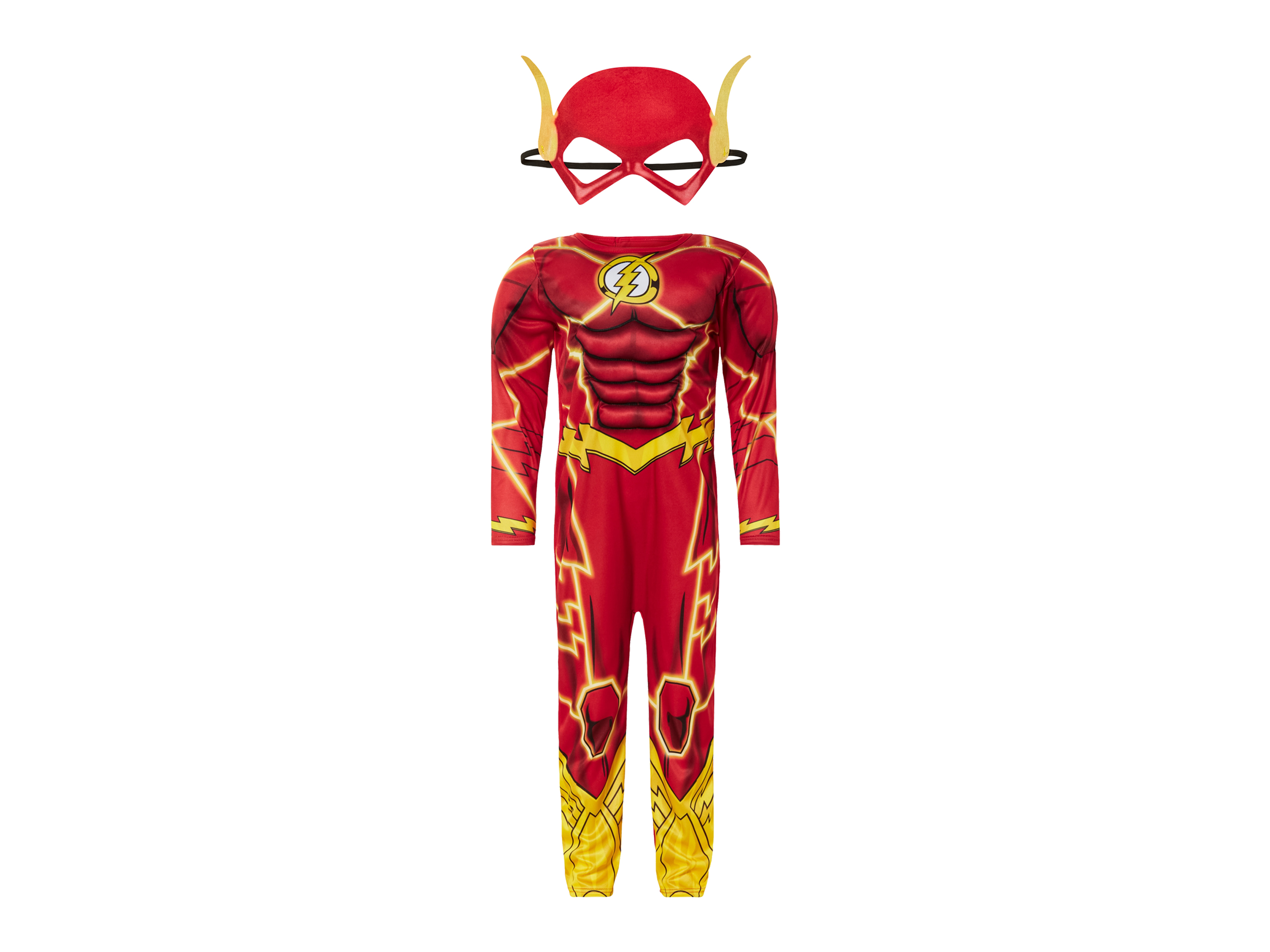 Chlapecký kostým "Batman" / "Superman" / "Flash" (Flash, 110/116 (4-6 Jahre))