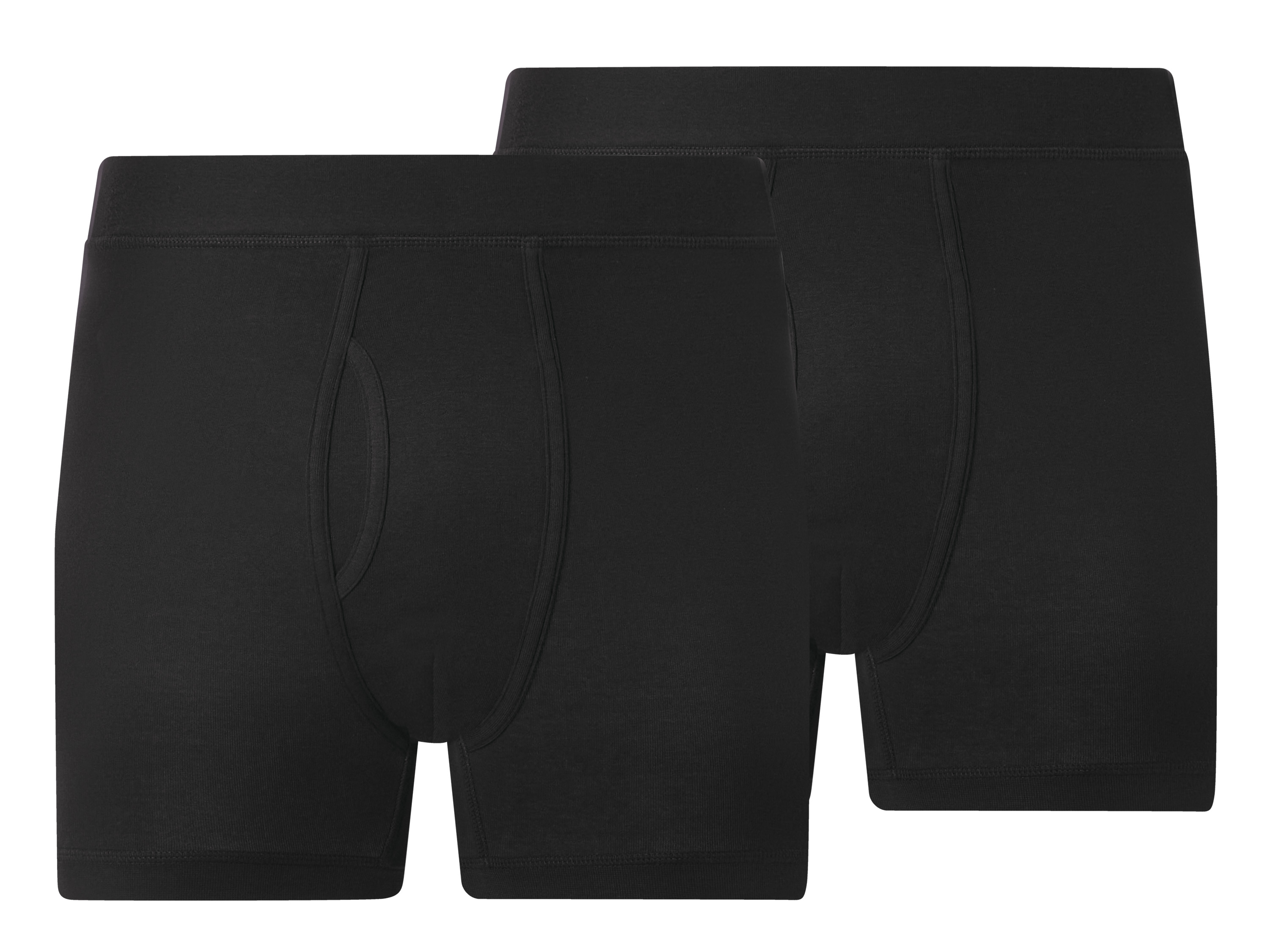 Esmara MEN Pánské boxerky s poklopcem, 2 kusy (černá, 7/Xl)