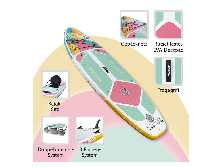  Zobrazit na celou obrazovku Mistral Dvoukomorový paddleboard Allround Vivid 10'6" - Obrázek 4