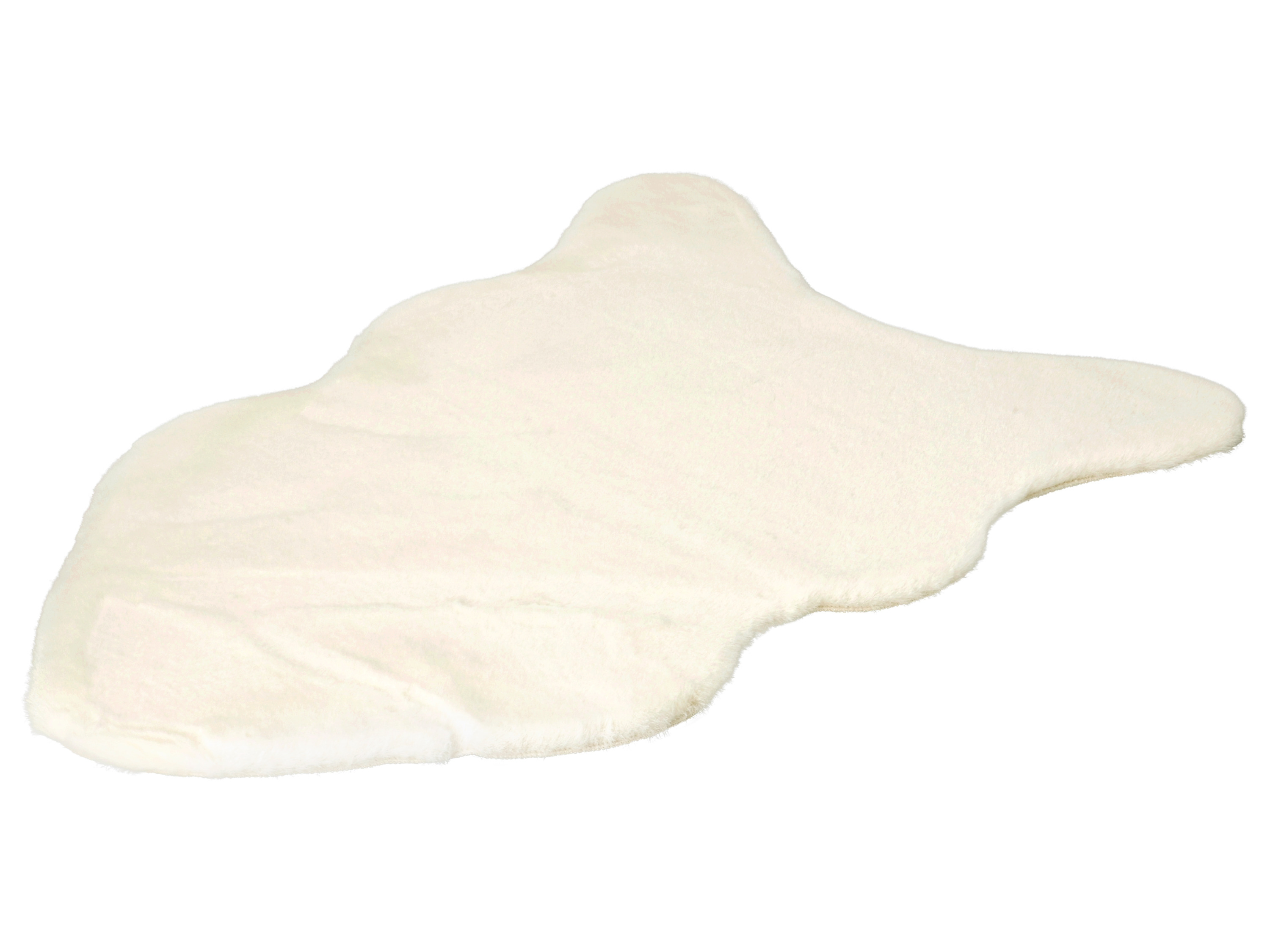 Livarno® Koberec z umělé kožešiny, 60 x 90 cm (krémová)