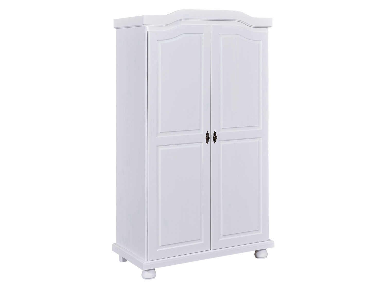 Inter Link Šatní skříň ve venkovském stylu (2 dvířka, bílá)