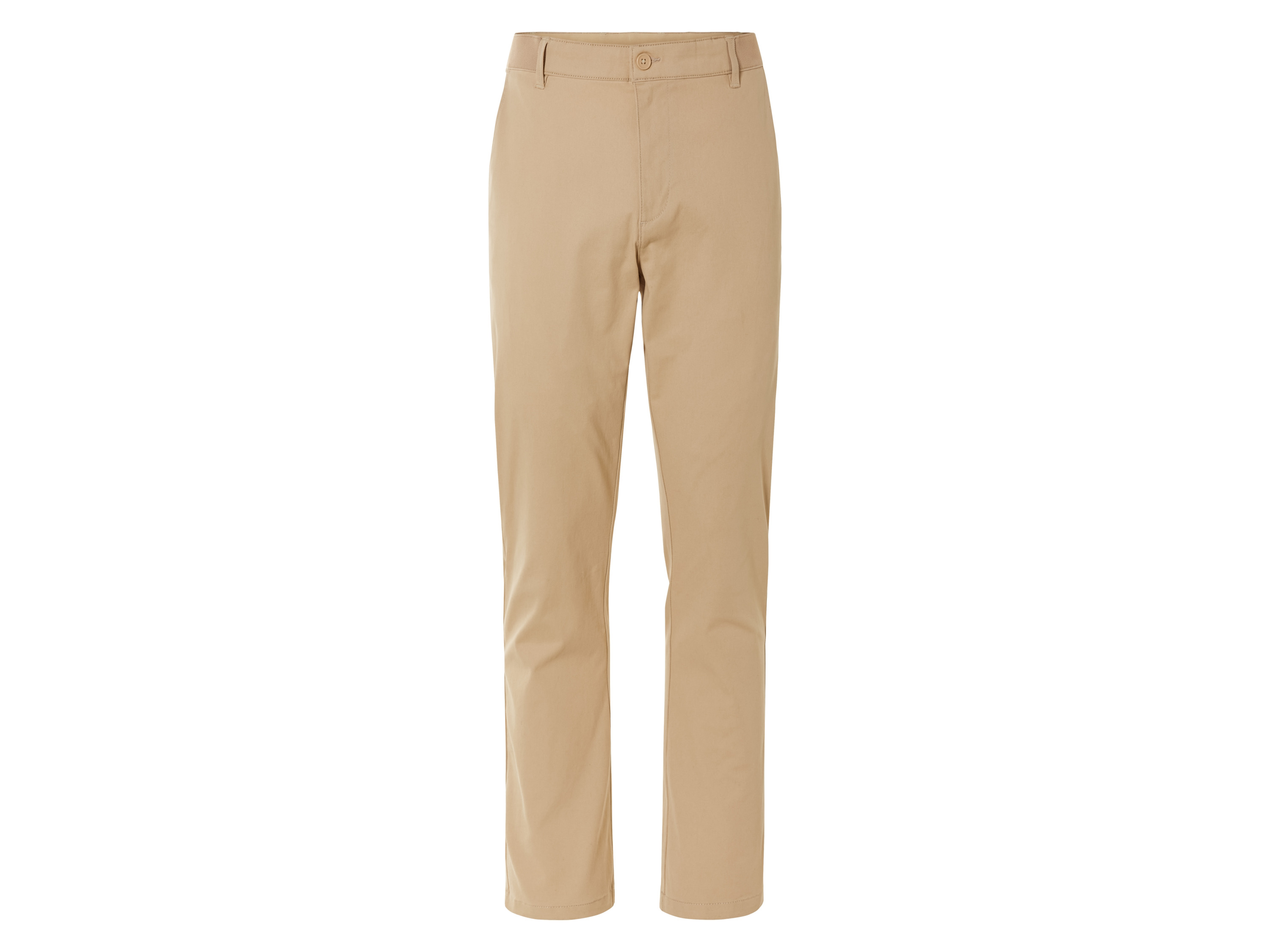 Livergy® Pánské chino kalhoty „Slim Fit“ (58, béžová)