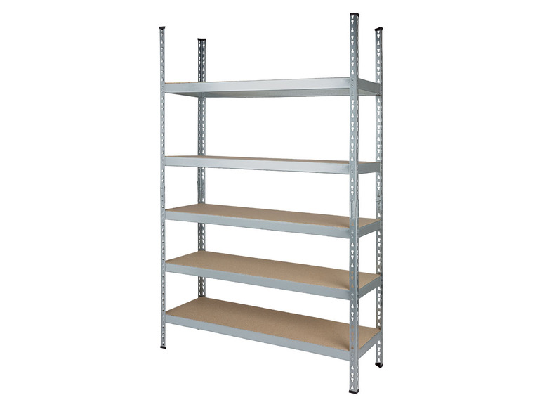  Zobrazit na celou obrazovku PARKSIDE® Vysokozátěžový regál s 5 policemi, 180 x 90 x 40 cm - Obrázek 1