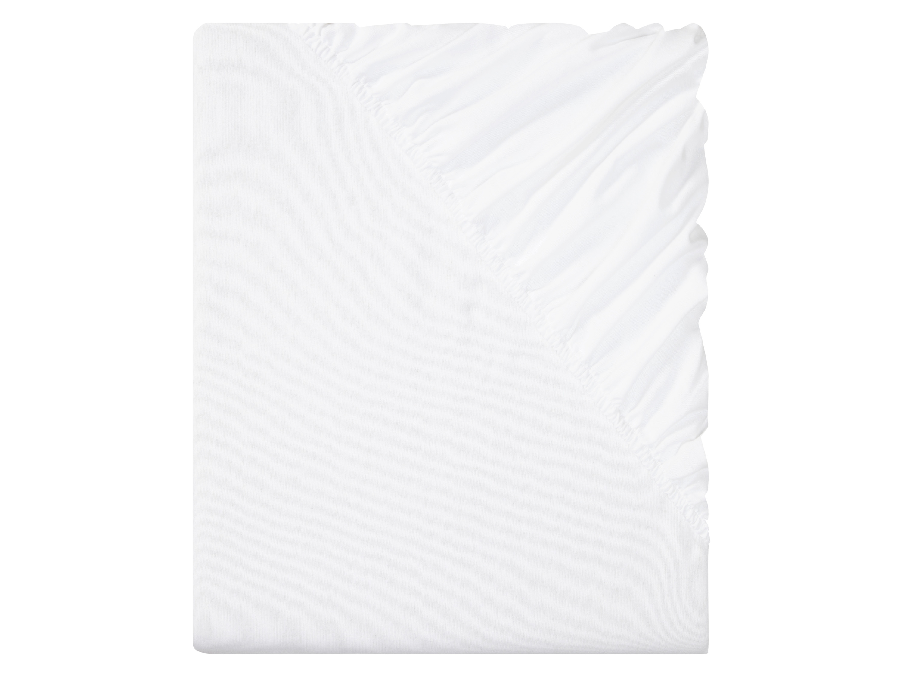 Livarno home Napínací prostěradlo z jemného flanelu, 180-200 x 200 cm (bílá)