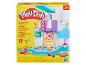 Play-Doh Rainbow Swirl Ice Cream Playset s 5 kelímky modelovací hmoty, čistá hmotnost 284g.