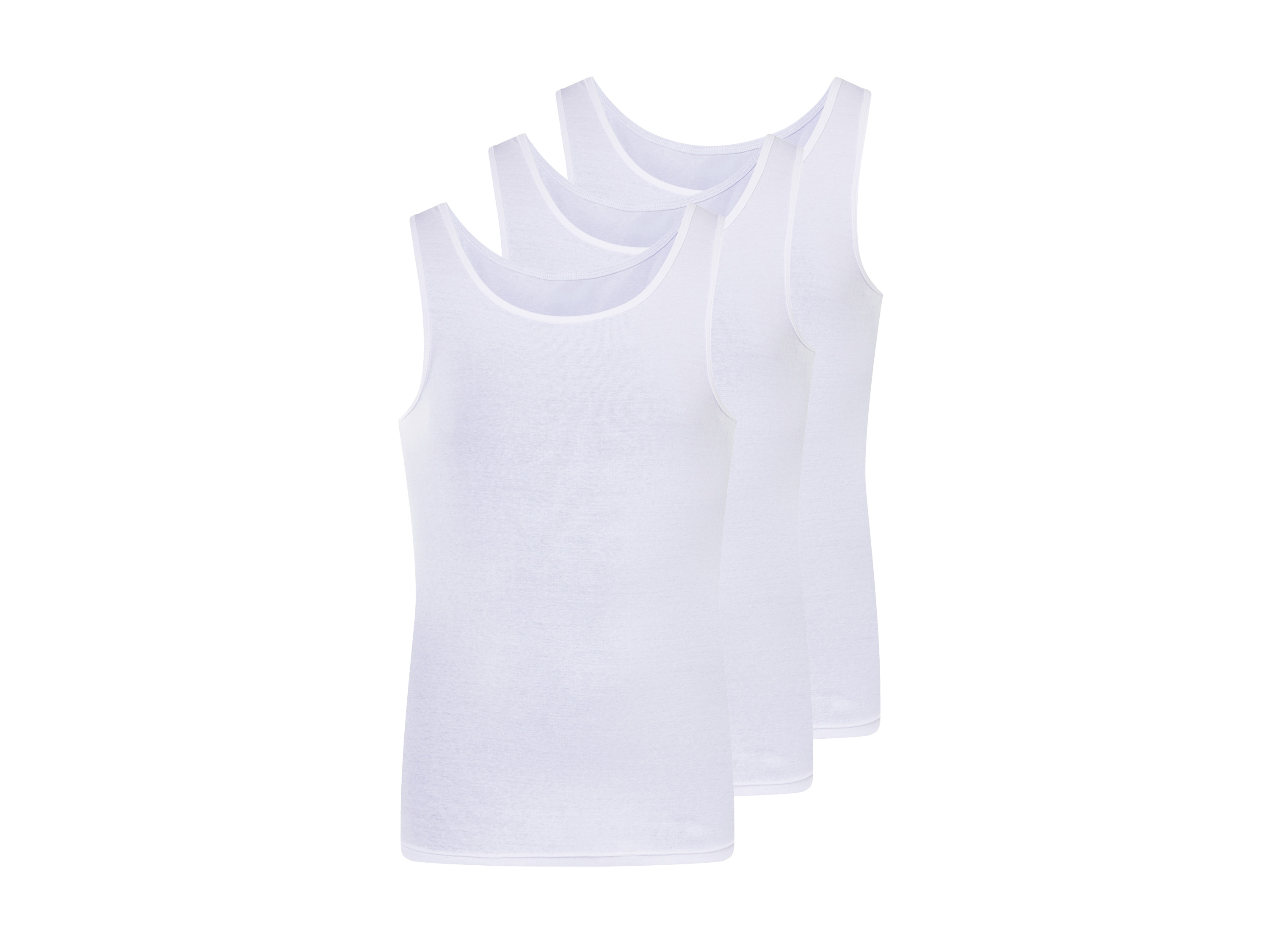 Livergy® Pánský nátělník Xxl, 3 kusy (bílá, 10/4Xl)