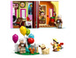 LEGO minifigurky Carla a Russella z filmu Vzhůru do oblak, se psem a veverkou.