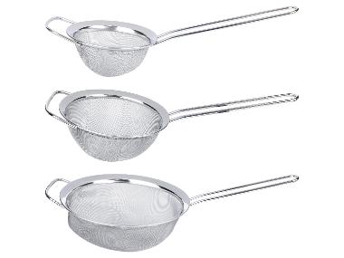 LIVARNO home Sada sít z nerezové oceli, 3 kusy