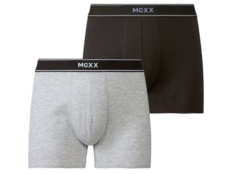 MEXX Pánské boxerky, 2 kusy (XXL, černá/pruhovaná)
