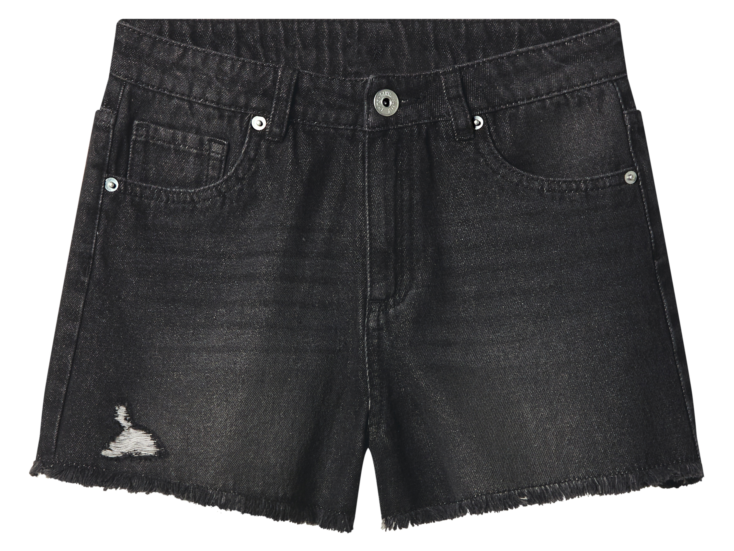Esmara Kids Dívčí džínové šortky (černá, 134/140)