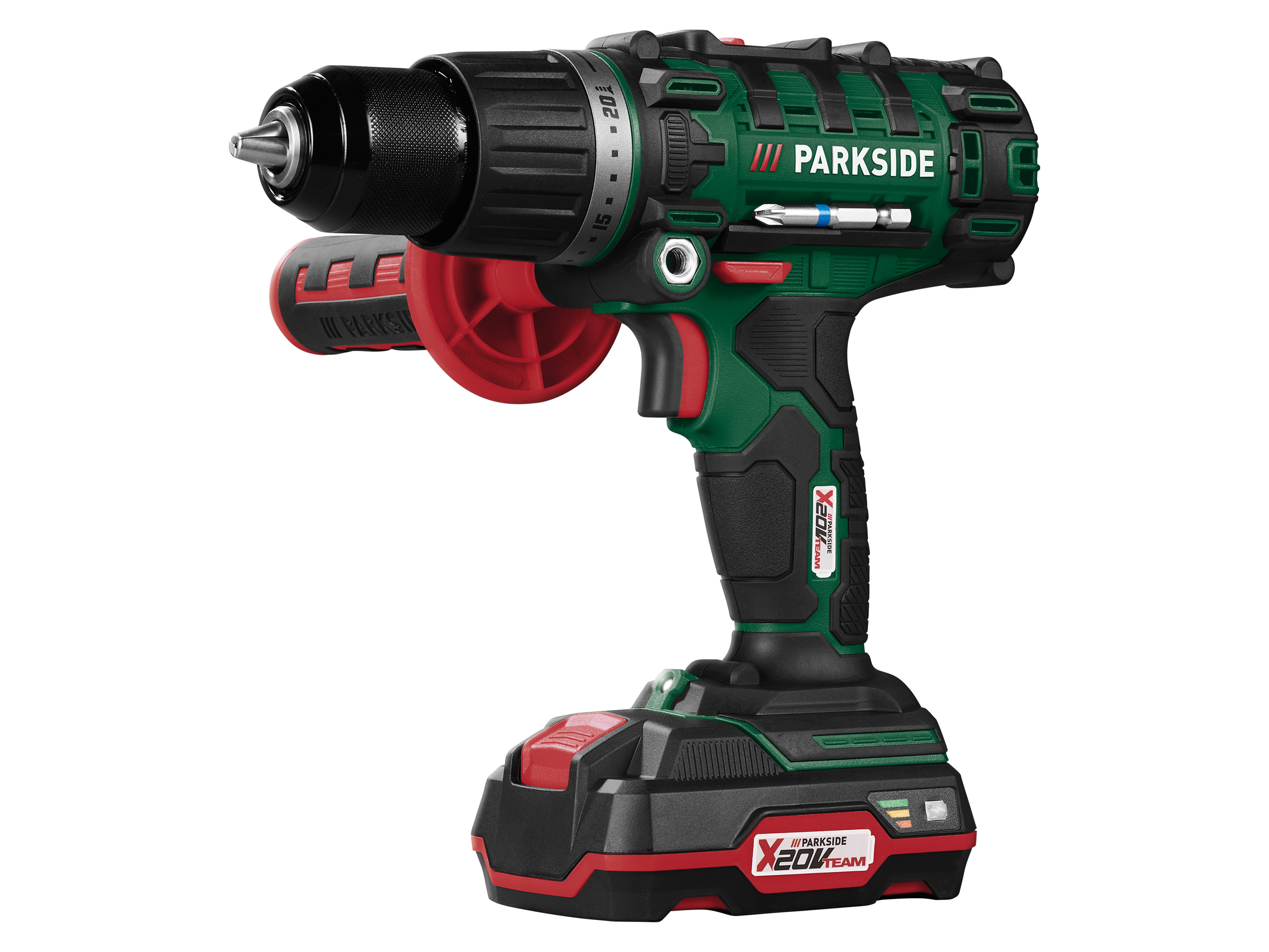 Parkside® Aku příklepová vrtačka Psbsa 20-Li C3 – včetně akumulátoru a nabíječky