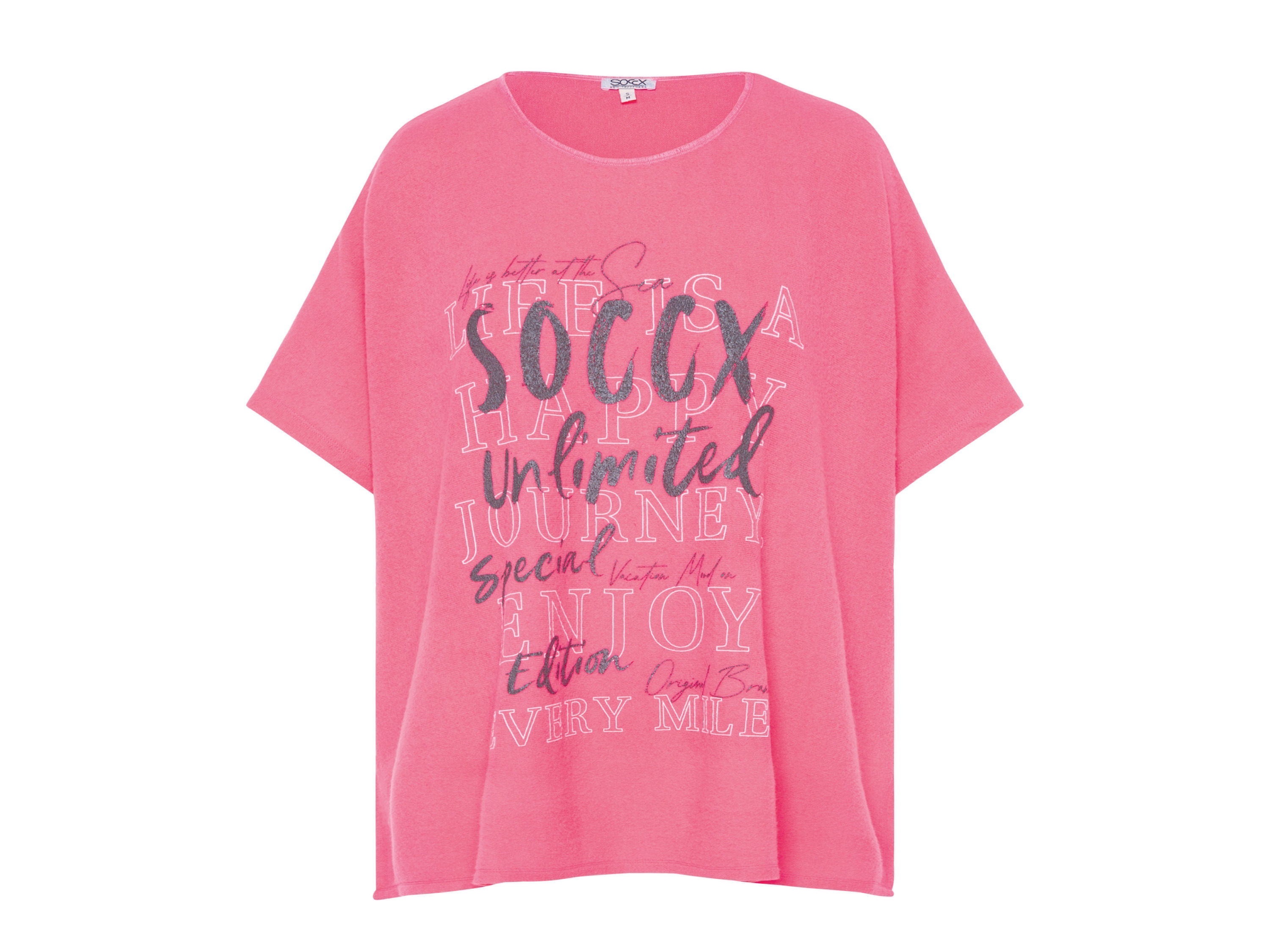 Soccx Dámské triko (růžová, L/Xl)