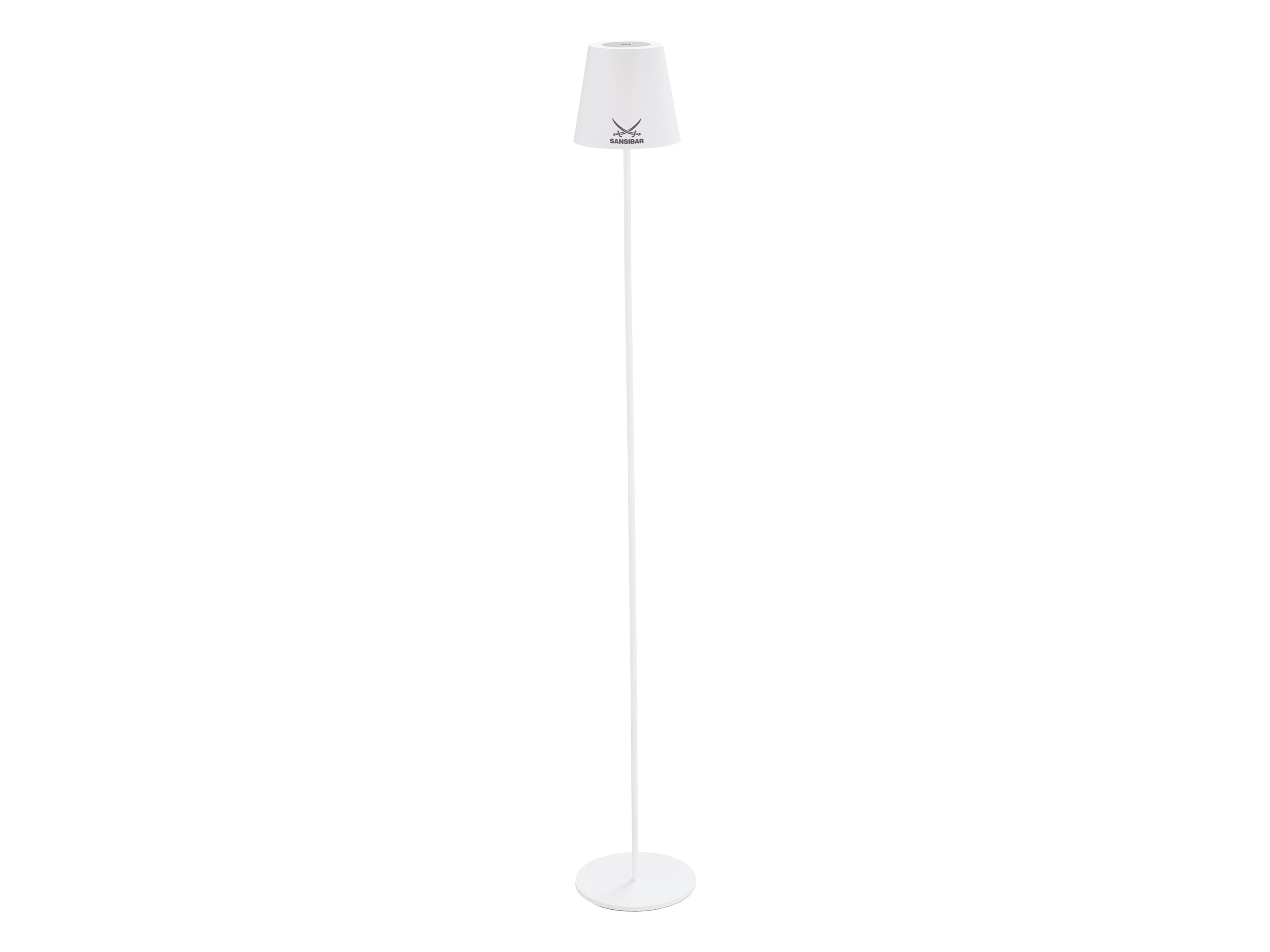 Sansibar LED aku stojací lampa s dotykovým stmívačem (bílá)