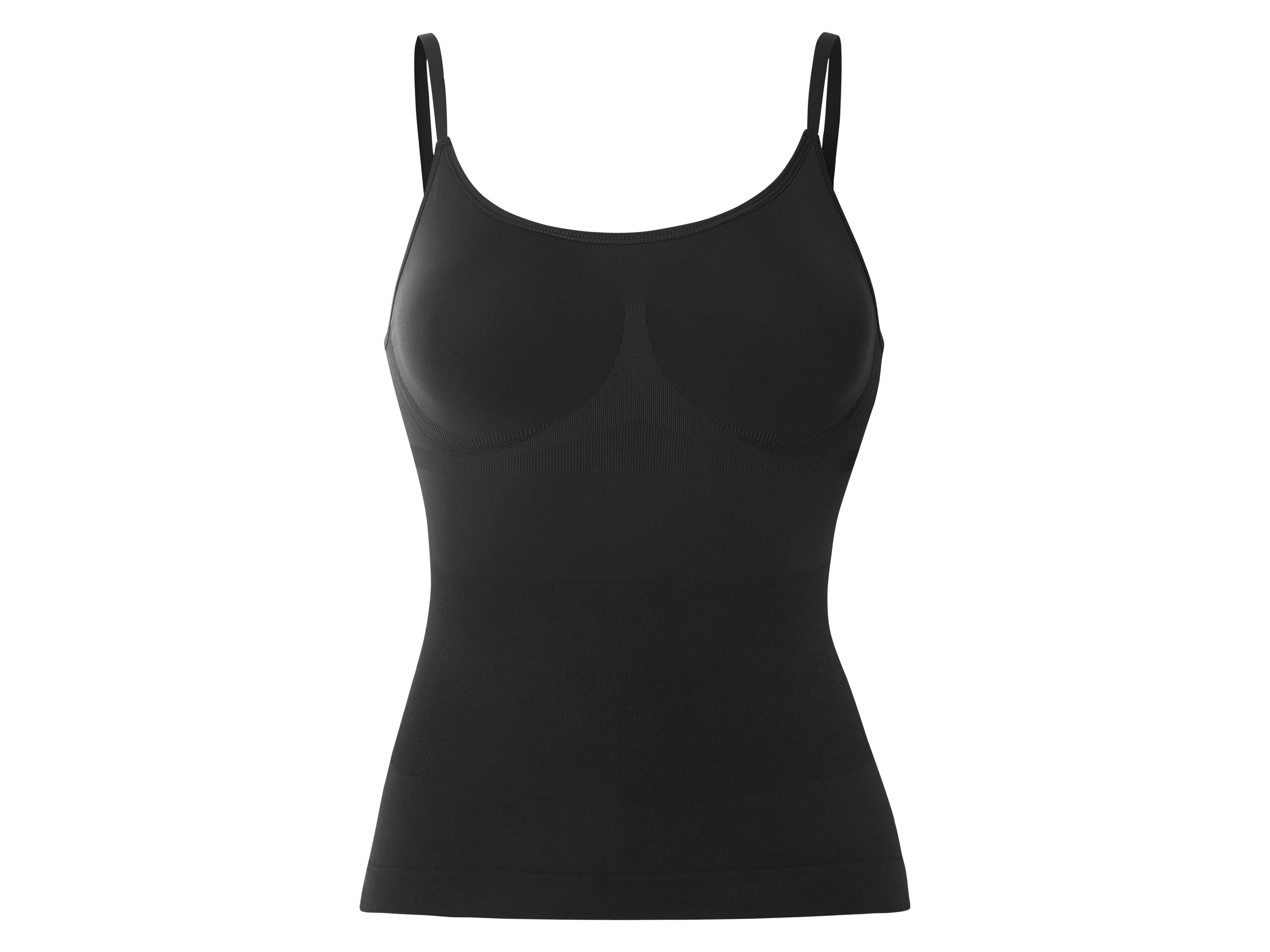 esmara® Dámský bezešvý tvarující top (černá, Xl(48/50))