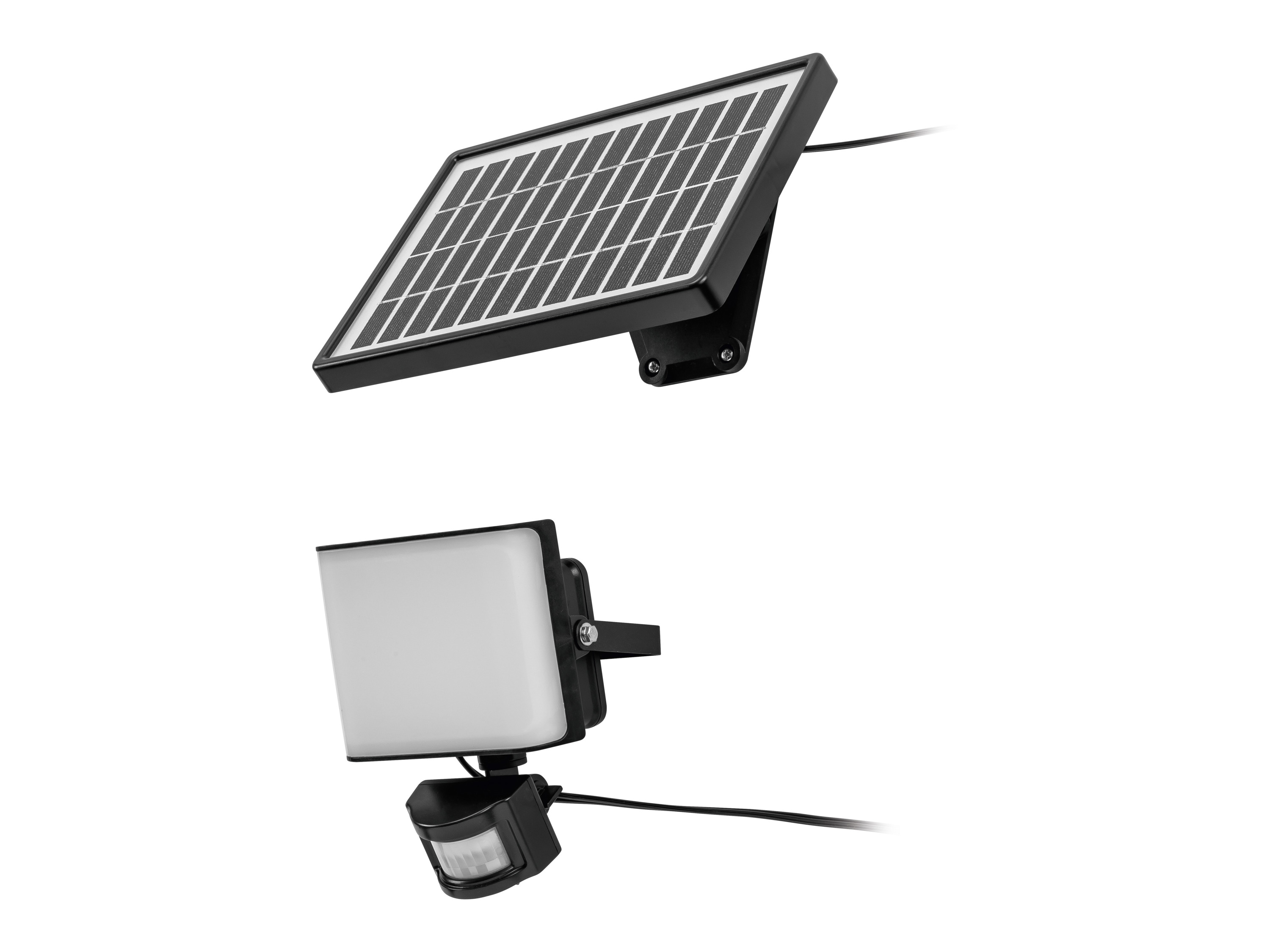 Livarno® Solární LED reflektor s pohybovým senzorem (černá)