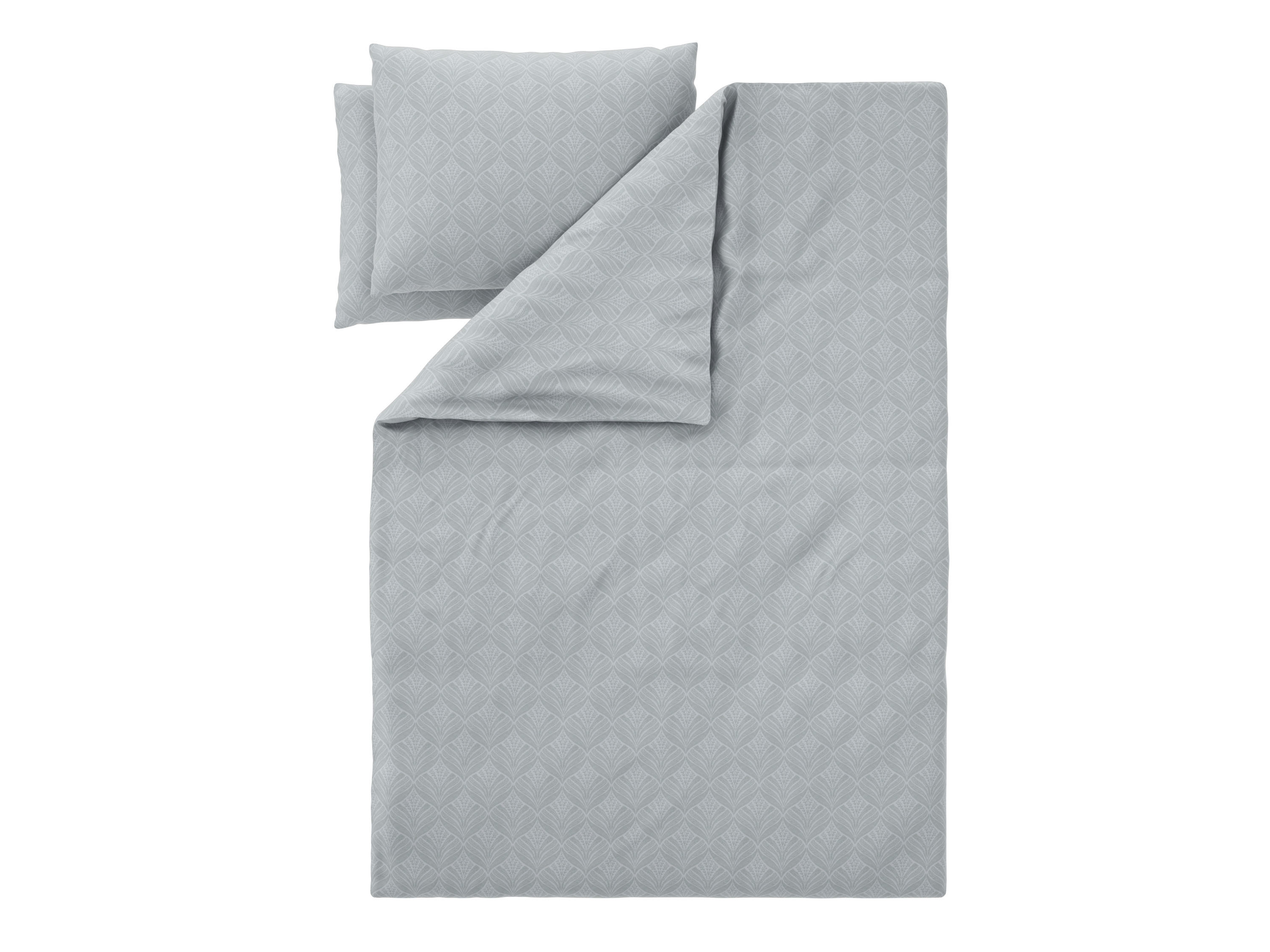 Livarno® Ložní povlečení Renforcé, 240 x 220 cm, 70 x 90 cm (vzorovaná/zelená)