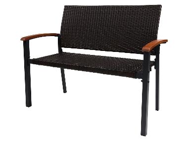 LIVARNO® Zahradní lavice Valencia, hnědá