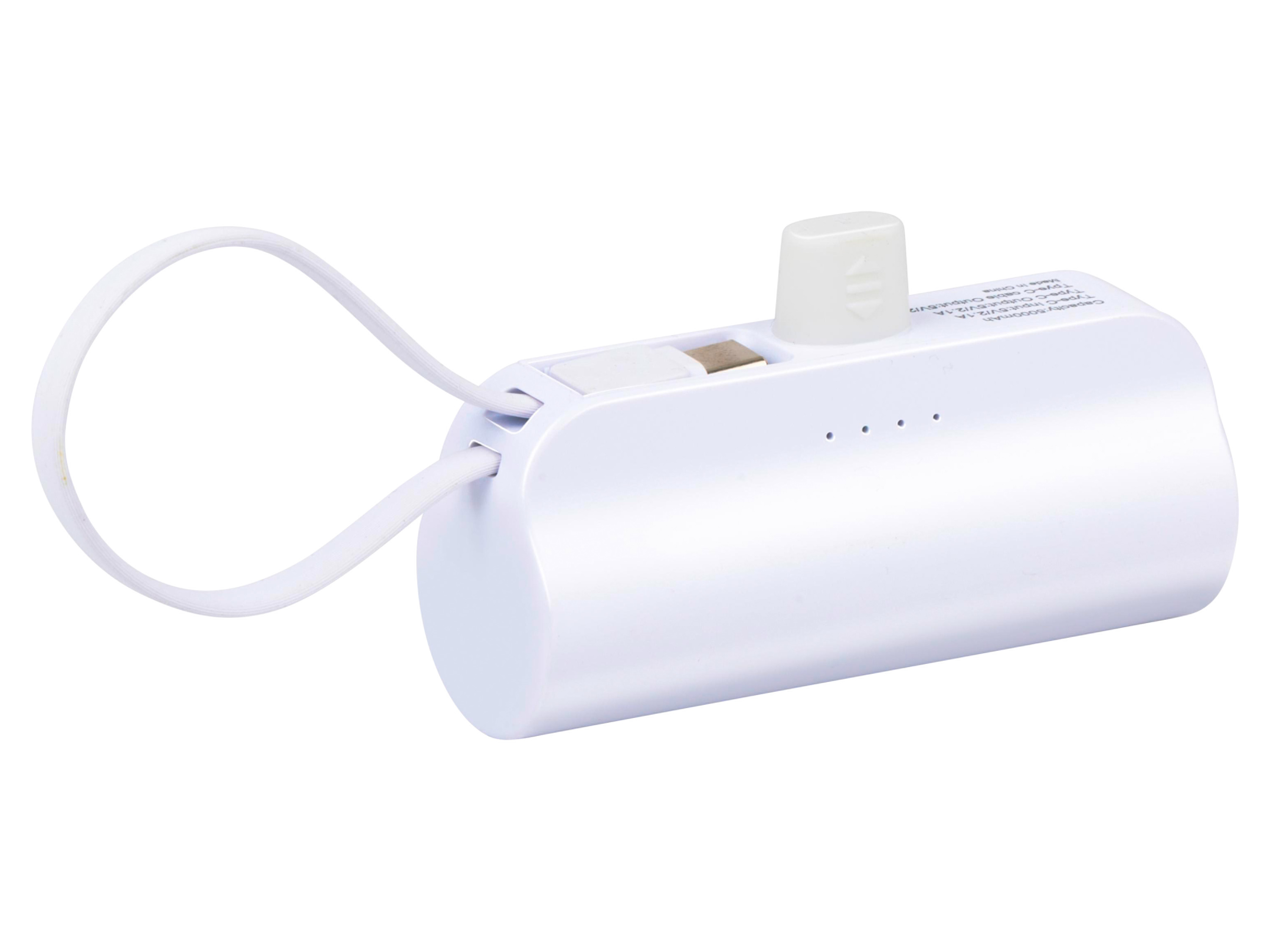 Grundig Powerbanka 5.000 mAh, se stojánkem (bílá)