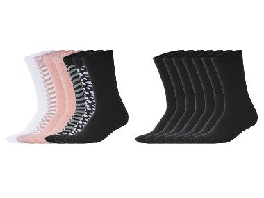 esmara® Dámské ponožky s BIO bavlnou, 7 párů