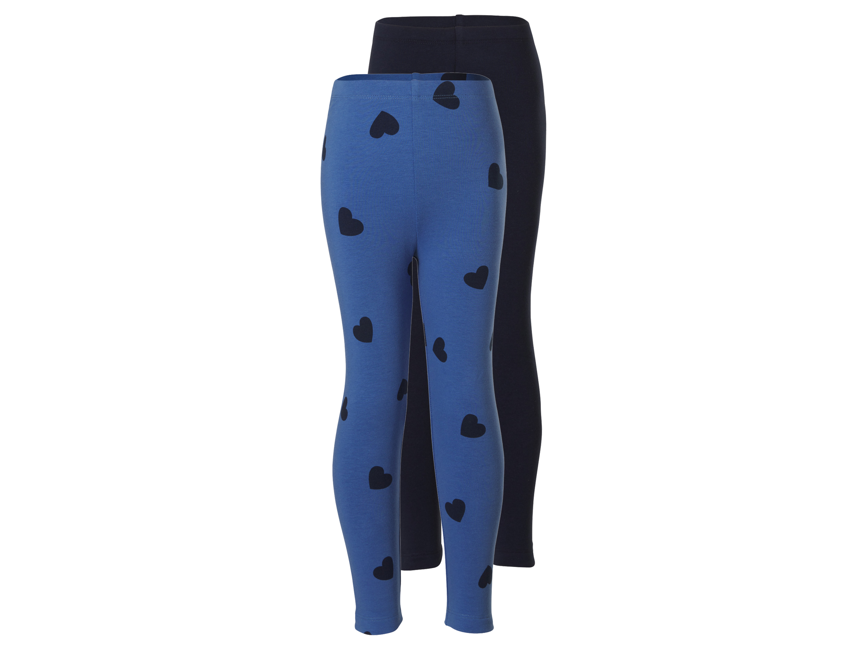 Lupilu® Dívčí termo legíny, 2 kusy (modrá / navy modrá, 110/116)