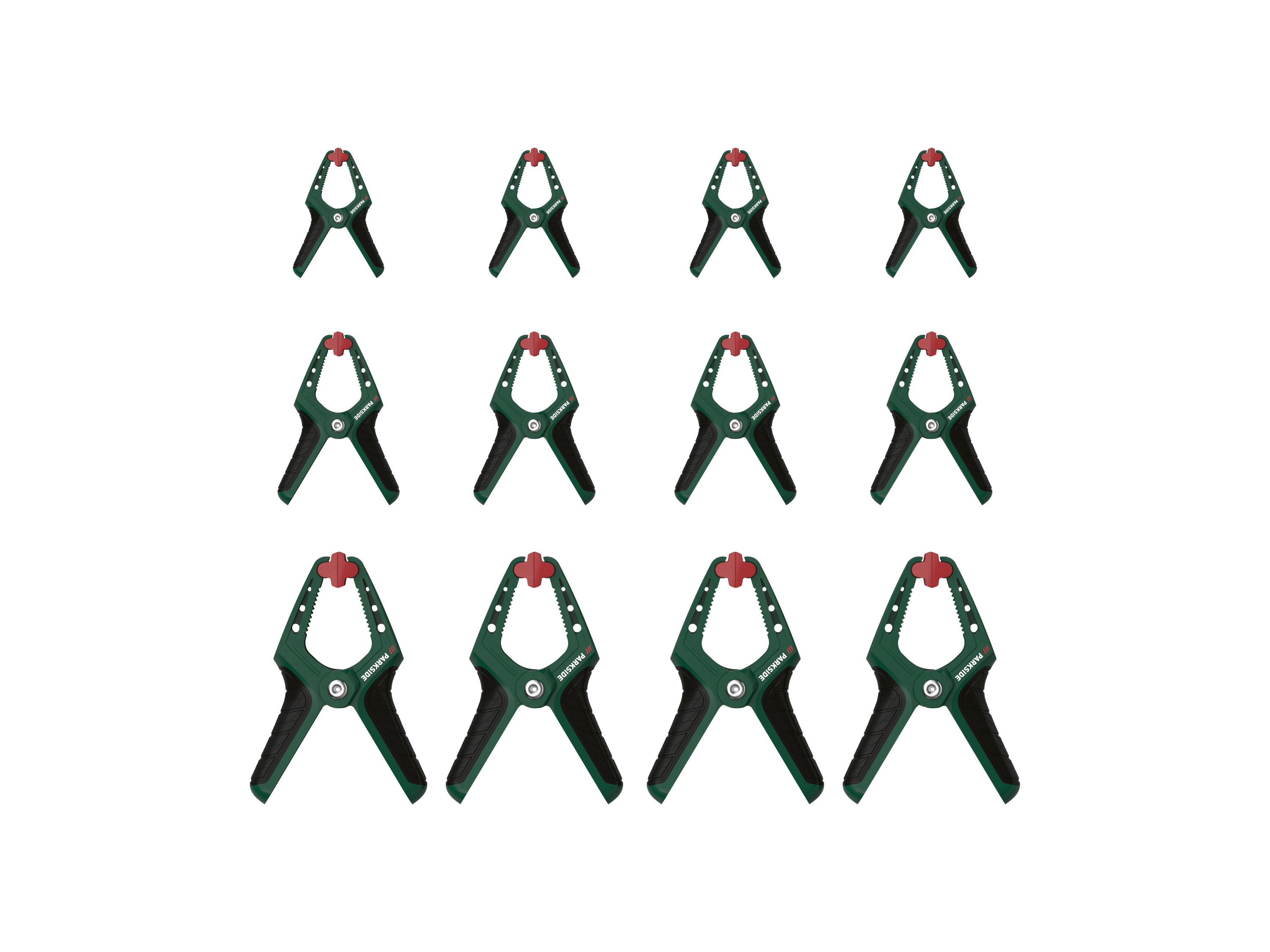Parkside® Sada upínacích svorek, 8dílná / 12dílná (12dílná sada)