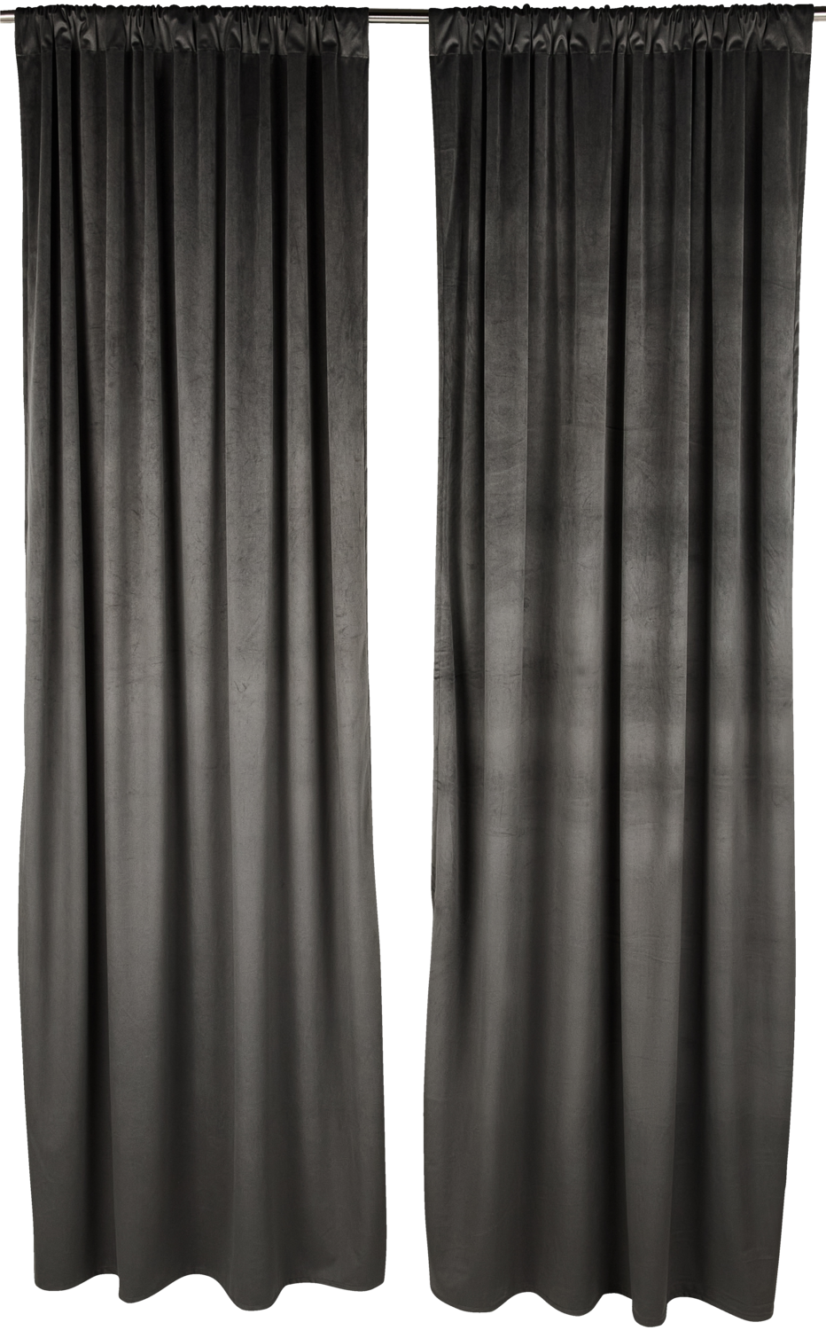 Livarno® Sada závěsů, 2dílná, 135 x 254 cm (šedá)