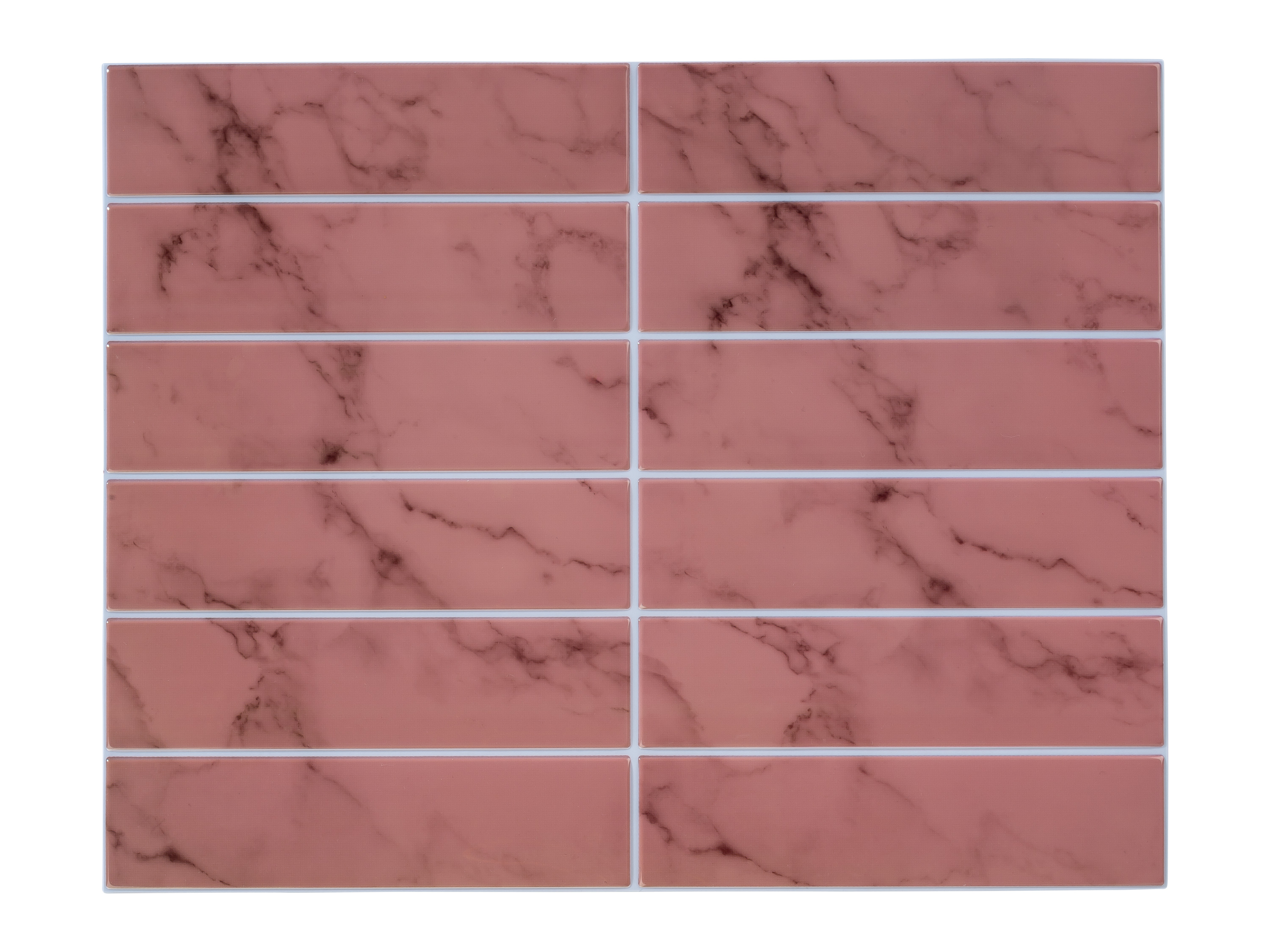 Livarno home Dekorativní samolepicí obklady, 10 kusů (světle růžová)