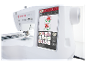 Šicí stroj Singer SE9155 s dotykovou obrazovkou a květinovými vzory.