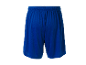Modré sportovní šortky, zadní pohled.