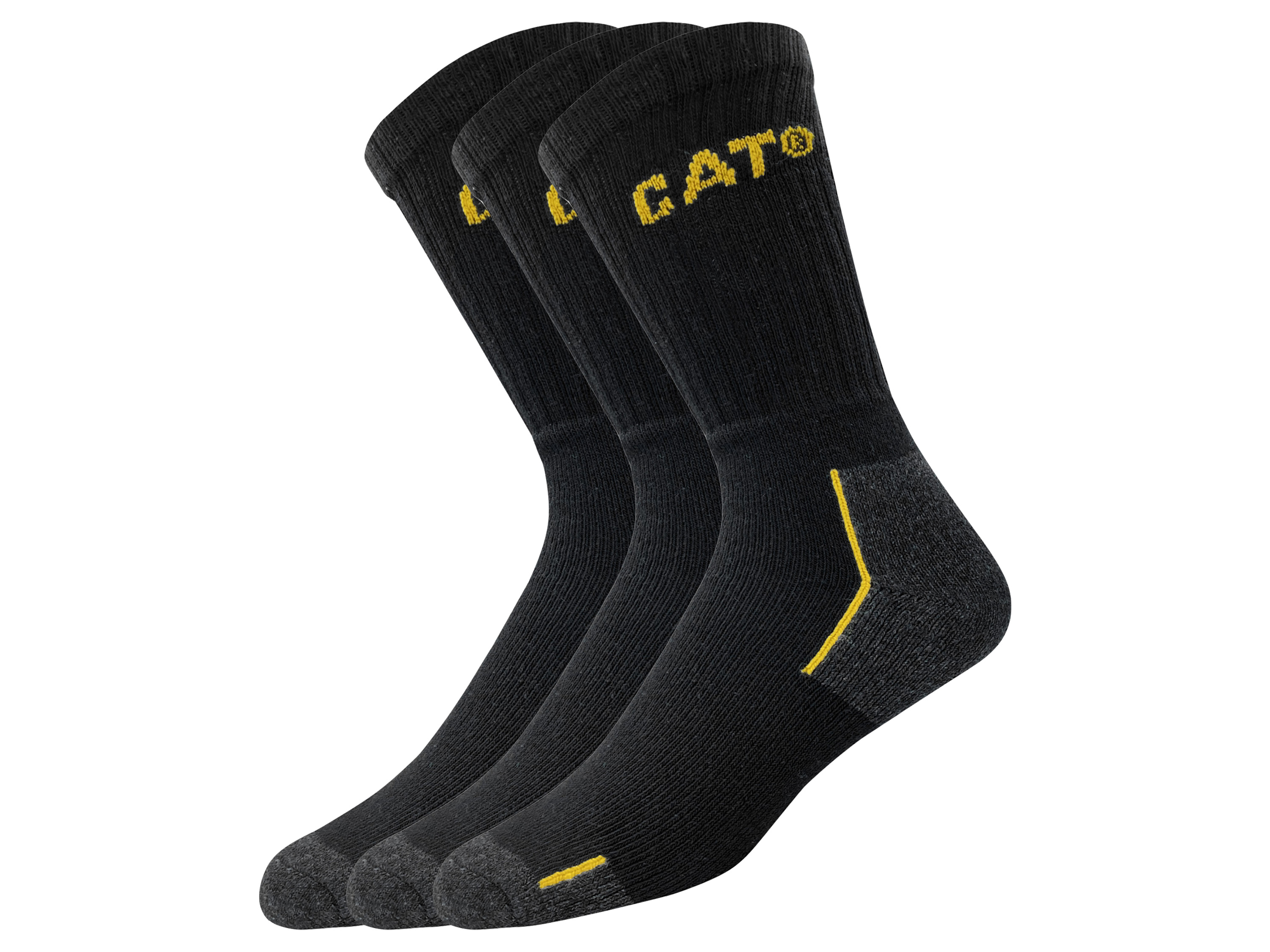 Caterpillar Pánské pracovní ponožky, 3 páry (černá, 39/42)