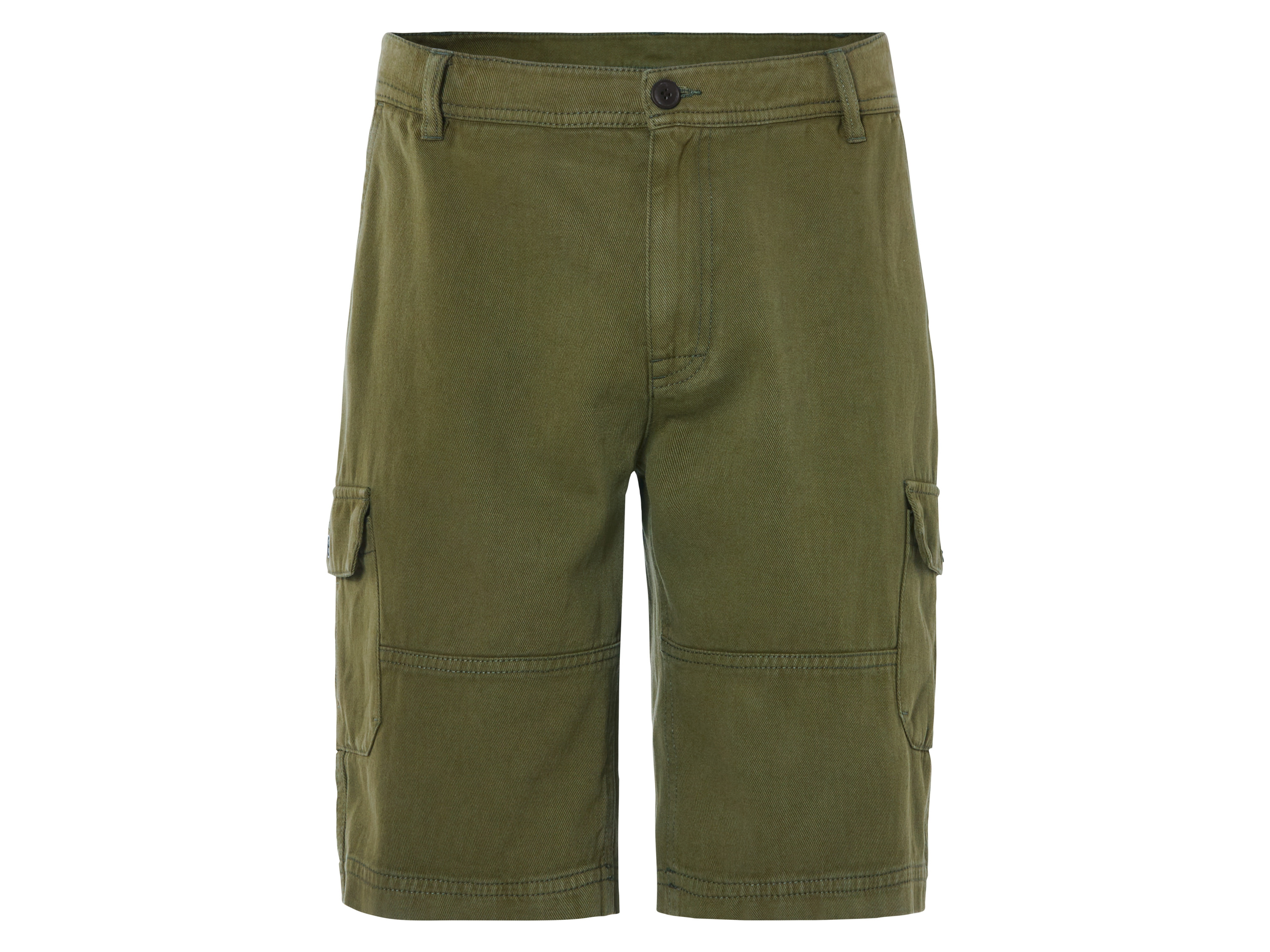 Livergy® Pánské cargo bermudy (olivová, 50)