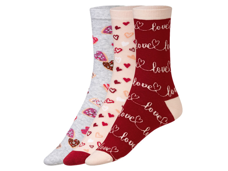  Zobrazit na celou obrazovku esmara® Dámské ponožky s romantickým vzorem, 3 páry - Obrázek 6