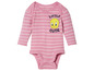 Růžové pruhované body pro miminko s Tweety Bird